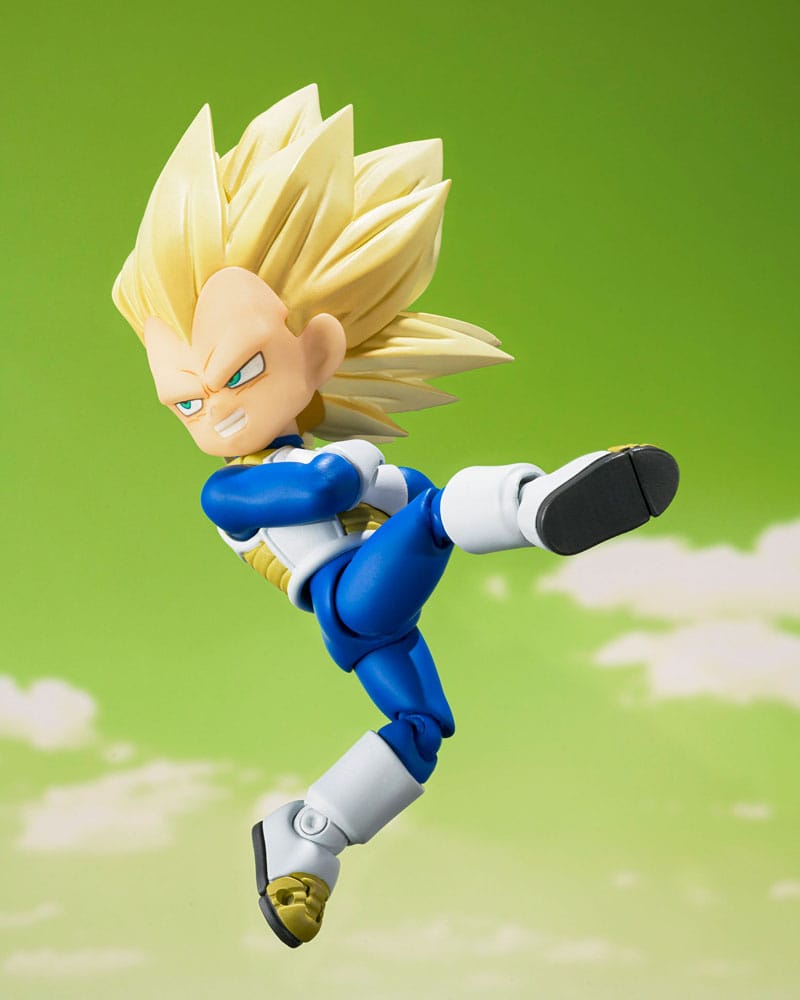 Dragon Ball S.H. Figuarts Action Figure Super Saiyan 3 Vegeta (mini) Daima 8cm - Action Figures - Bandai Tamashii Nations - Hobby Figures UK