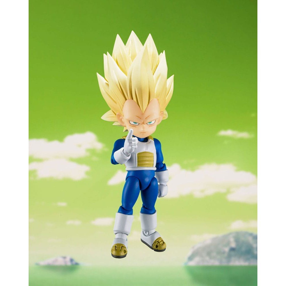 Dragon Ball S.H. Figuarts Action Figure Super Saiyan 3 Vegeta (mini) Daima 8cm - Action Figures - Bandai Tamashii Nations - Hobby Figures UK