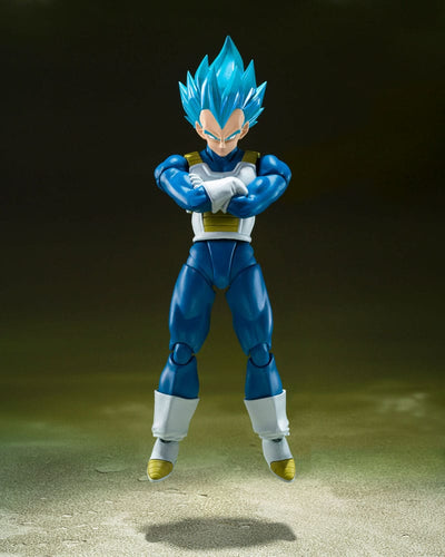 Dragon Ball Super S.H. Figuarts Action Figure Super Saiyan God Super Saiyan Vegeta -Unwavering Saiyan Pride- 14cm - Action Figures - Bandai Tamashii Nations - Hobby Figures UK