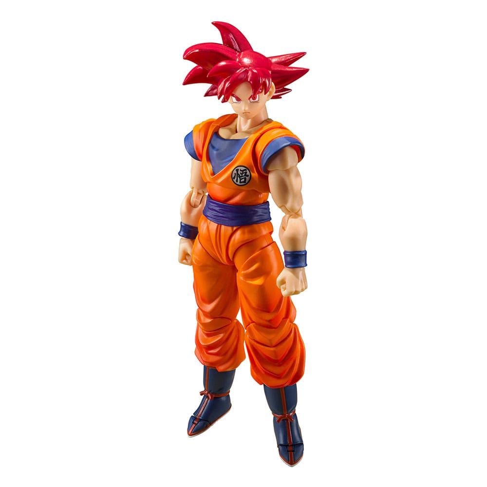 Dragon Ball Super S.H. Figuarts Action Figure Super Saiyan God Son Goku Saiyan God of Virture 14cm - Action Figures - Bandai Tamashii Nations - Hobby Figures UK