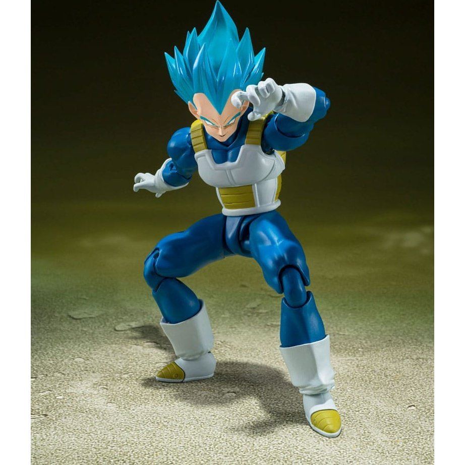 Dragon Ball Super S.H. Figuarts Action Figure Super Saiyan God Super Saiyan Vegeta -Unwavering Saiyan Pride- 14cm - Action Figures - Bandai Tamashii Nations - Hobby Figures UK