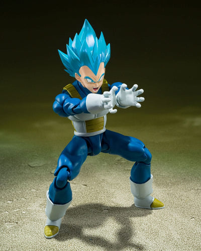 Dragon Ball Super S.H. Figuarts Action Figure Super Saiyan God Super Saiyan Vegeta -Unwavering Saiyan Pride- 14cm - Action Figures - Bandai Tamashii Nations - Hobby Figures UK