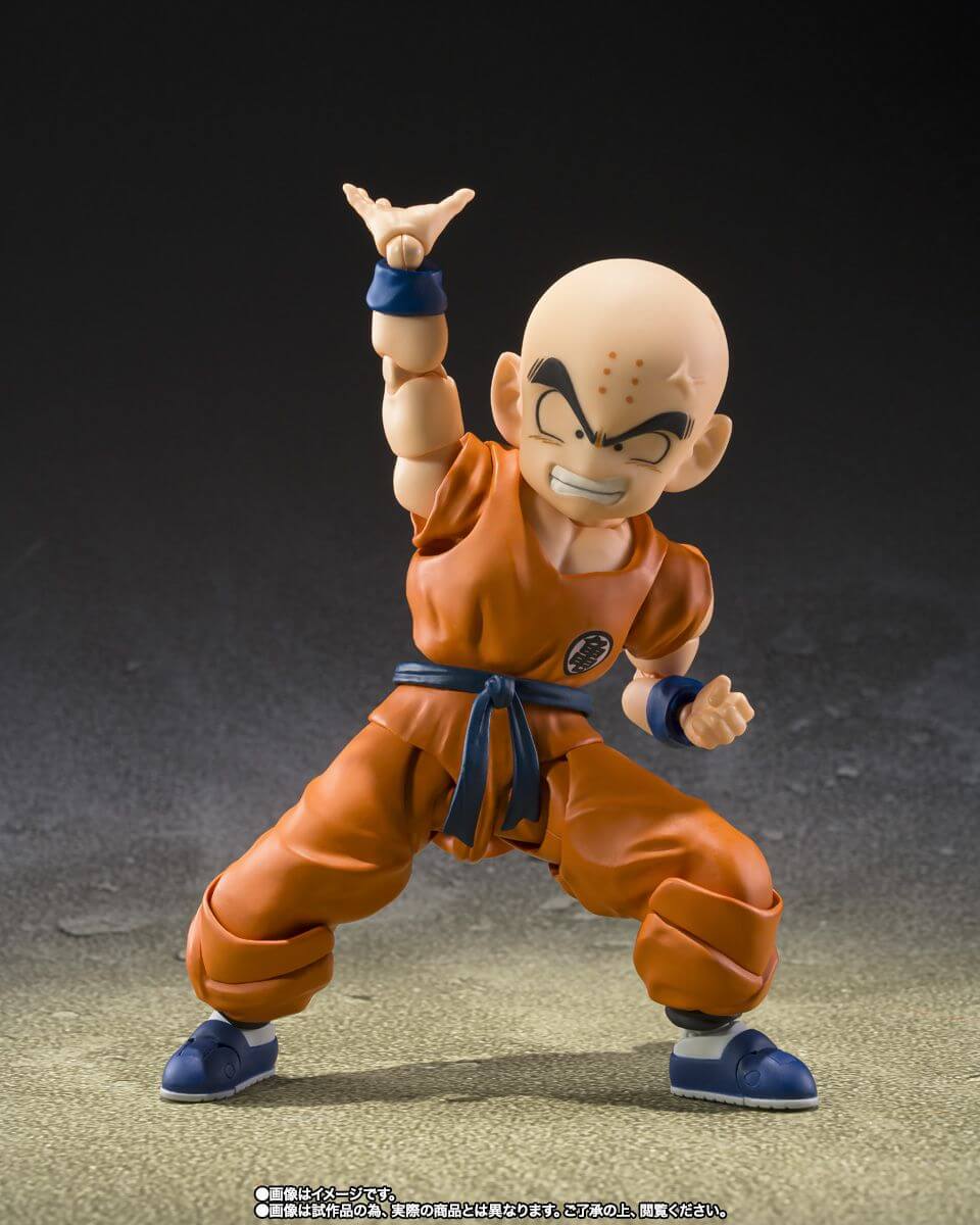 Dragon Ball Z S.H. Figuarts Action Figure Krillin Son Goku's Old Friend Ver. 11cm - Action Figures - Bandai Tamashii Nations - Hobby Figures UK