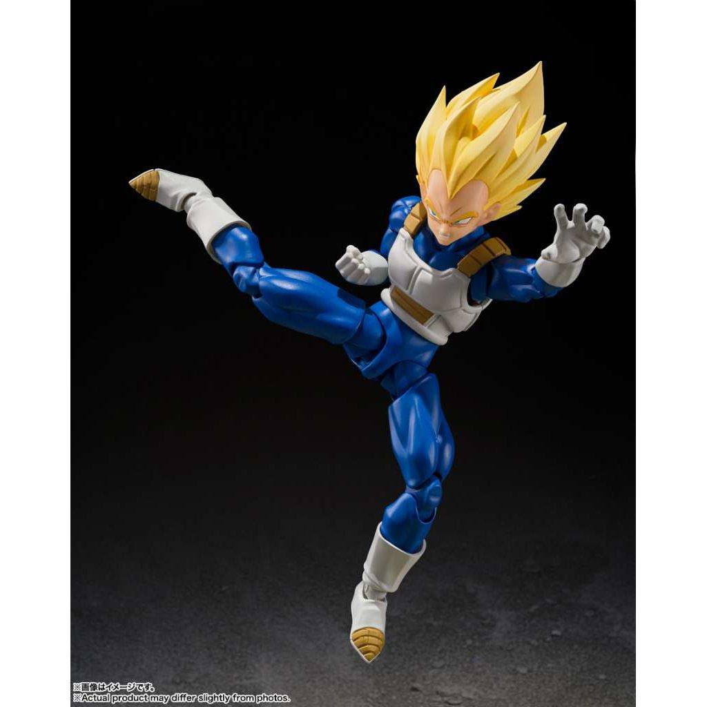 Dragon Ball Z S.H. Figuarts Action Figure Super Saiyan Vegeta Dangerous Pride 13cm - Action Figures - Bandai Tamashii Nations - Hobby Figures UK
