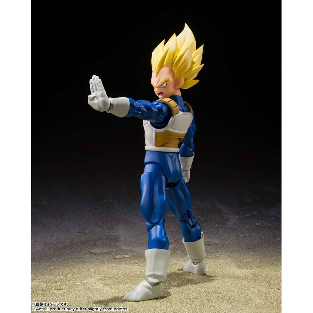 Dragon Ball Z S.H. Figuarts Action Figure Super Saiyan Vegeta Dangerous Pride 13cm - Action Figures - Bandai Tamashii Nations - Hobby Figures UK