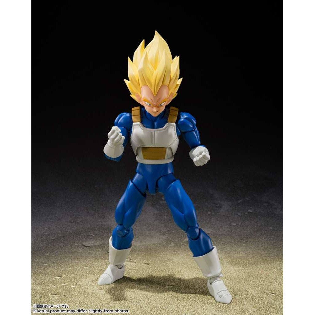 Dragon Ball Z S.H. Figuarts Action Figure Super Saiyan Vegeta Dangerous Pride 13cm - Action Figures - Bandai Tamashii Nations - Hobby Figures UK