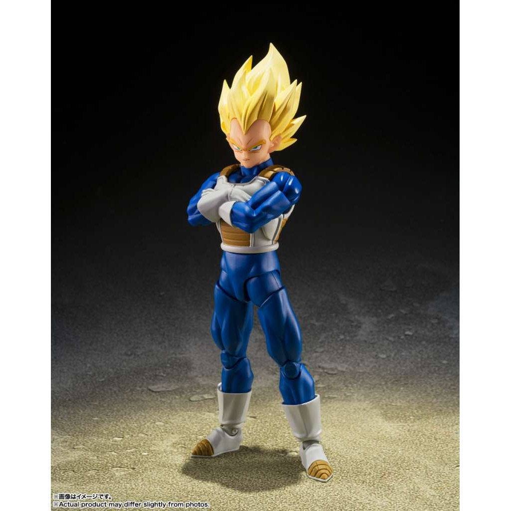 Dragon Ball Z S.H. Figuarts Action Figure Super Saiyan Vegeta Dangerous Pride 13cm - Action Figures - Bandai Tamashii Nations - Hobby Figures UK