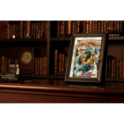 Dragon Ball Z Tamashii Art 3D Relief Picture Son Goku & Dragon 27cm - Scale Statue - Bandai Tamashii Nations - Hobby Figures UK