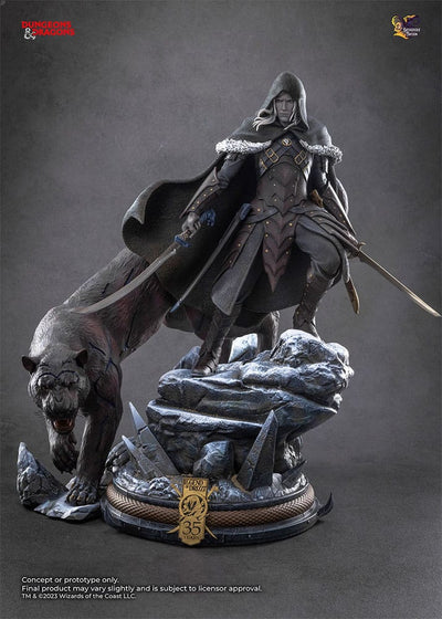 Dungeons & Dragons Statue 1/4 Drizzt Do'Urden (35th Anniversary Edition) Previews Exclusive 40cm - Scale Statue - Gatherers Tavern - Hobby Figures UK