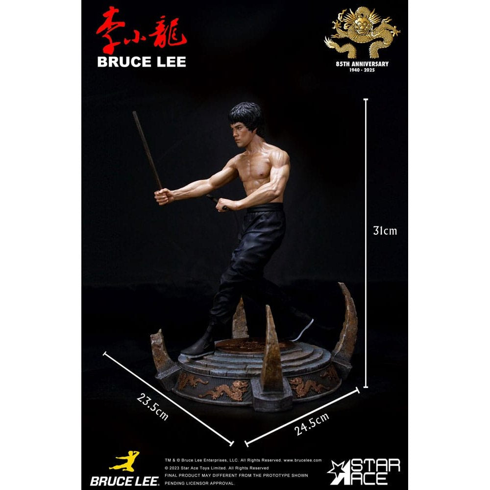 Enter the Dragon Movie Statue 1/6 Bruce Lee Kali Sticks Fight Normal Basement Version 30cm - Scale Statue - Star Ace Toys - Hobby Figures UK