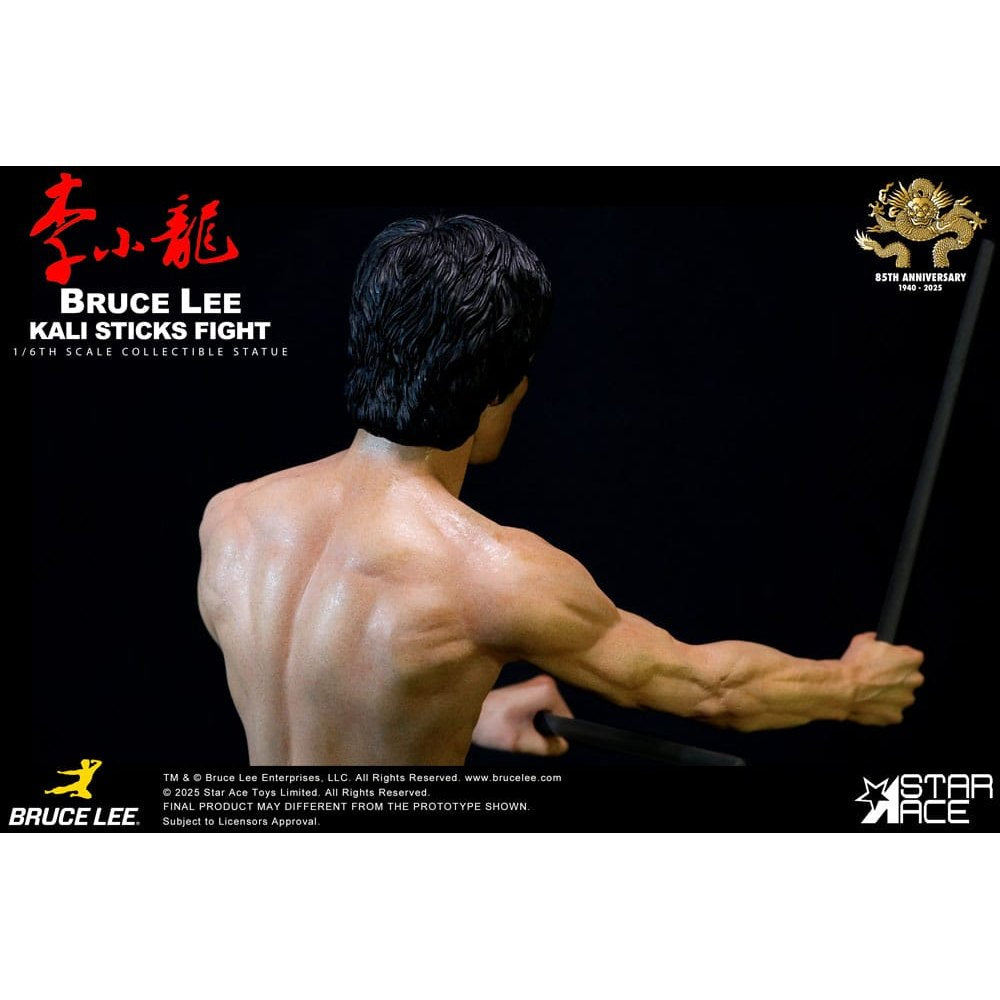 Enter the Dragon Movie Statue 1/6 Bruce Lee Kali Sticks Fight Deluxe Basement Version 30cm - Scale Statue - Star Ace Toys - Hobby Figures UK