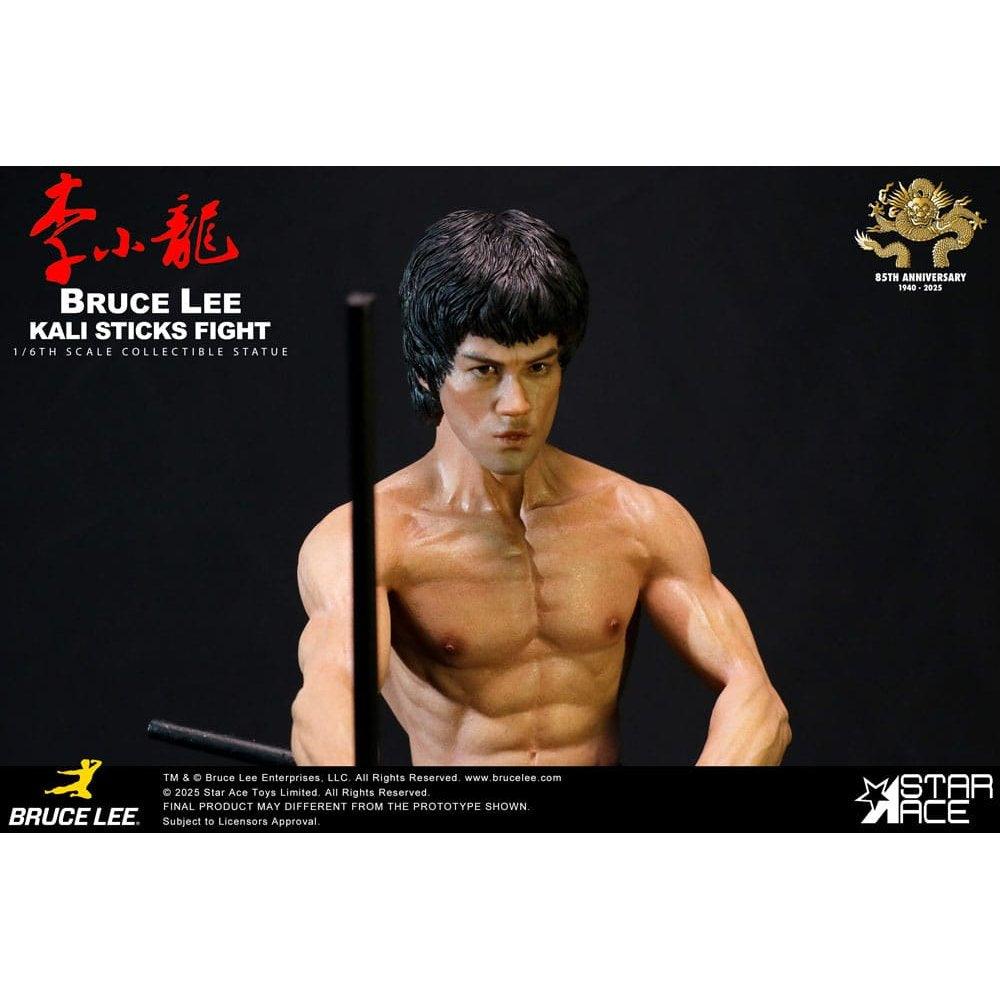 Enter the Dragon Movie Statue 1/6 Bruce Lee Kali Sticks Fight Deluxe Basement Version 30cm - Scale Statue - Star Ace Toys - Hobby Figures UK