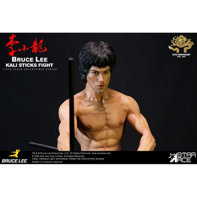 Enter the Dragon Movie Statue 1/6 Bruce Lee Kali Sticks Fight Deluxe Basement Version 30cm - Scale Statue - Star Ace Toys - Hobby Figures UK
