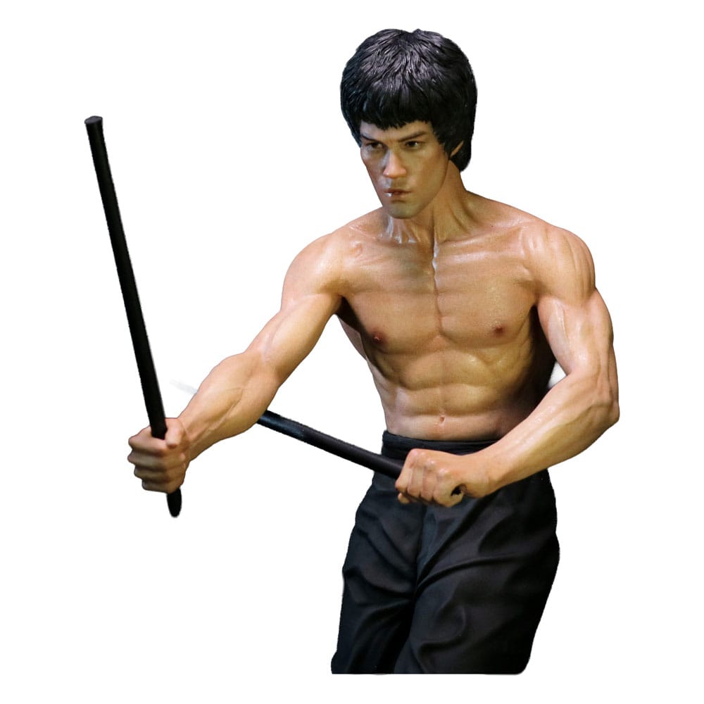Enter the Dragon Movie Statue 1/6 Bruce Lee Kali Sticks Fight Normal Basement Version 30cm - Scale Statue - Star Ace Toys - Hobby Figures UK