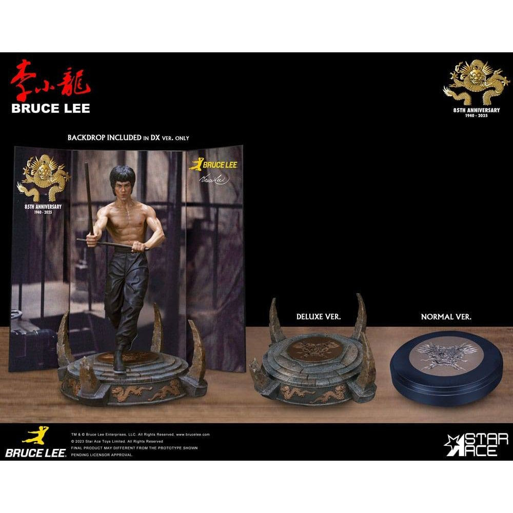 Enter the Dragon Movie Statue 1/6 Bruce Lee Kali Sticks Fight Normal Basement Version 30cm - Scale Statue - Star Ace Toys - Hobby Figures UK