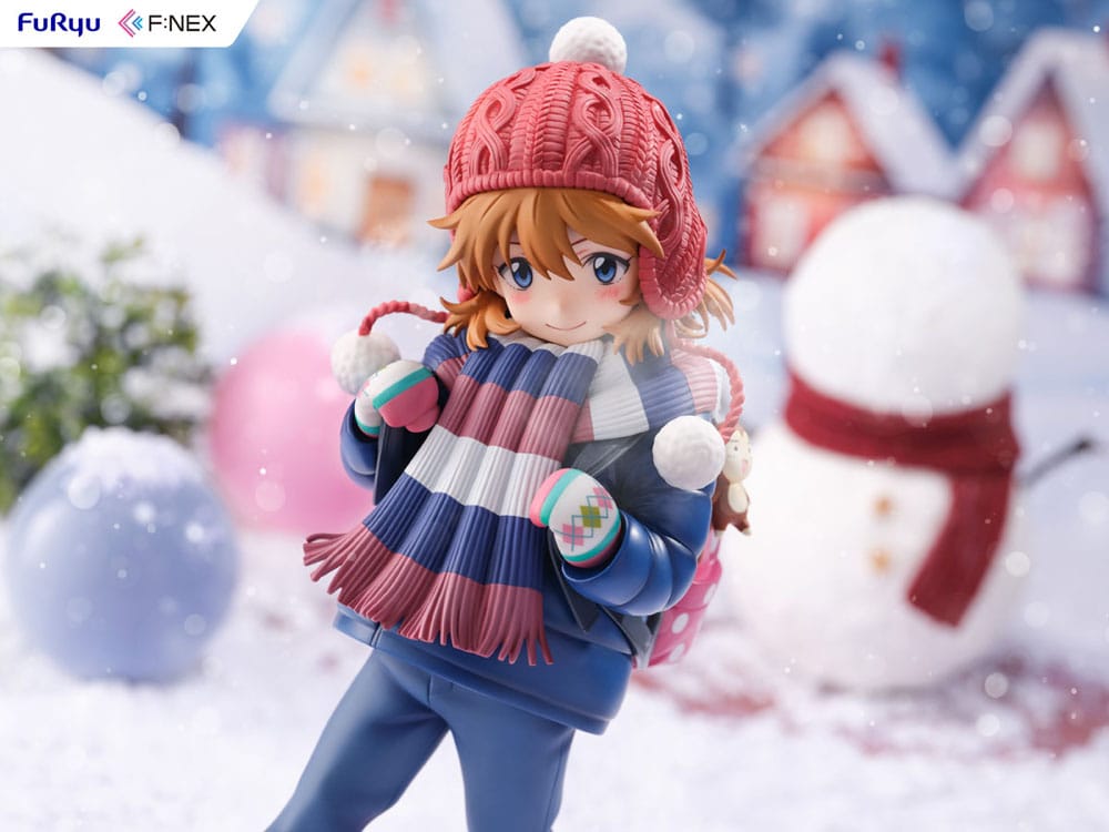 Evangelion: 3.0 + 1.0 Thrice Upon a Time FNEX Statue 1/6 Asuka Shikinami Langley Winter Ver. 20cm - Scale Statue - Furyu - Hobby Figures UK