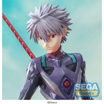 Evangelion: 3.0+1.0 Thrice Upon a Time Luminasta PVC Statue Kaworu Nagisa x Spear of Longinus 21cm - Scale Statue - Sega - Hobby Figures UK