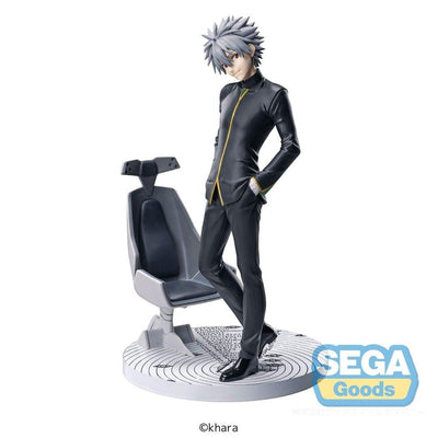 Evangelion: 3.0+1.0 Thrice Upon a Time Luminasta PVC Statue Kaworu Nagisa Commander Suit Ver. 2 20cm - Scale Statue - Sega - Hobby Figures UK