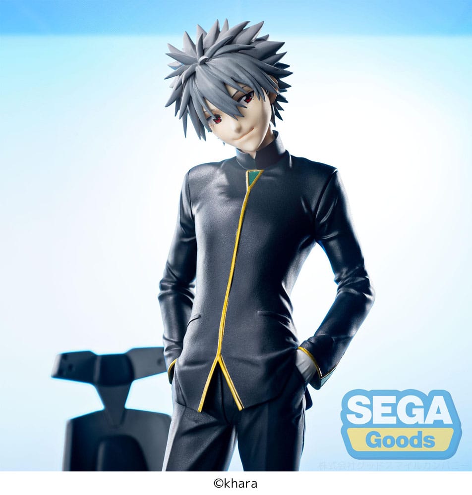Evangelion: 3.0+1.0 Thrice Upon a Time Luminasta PVC Statue Kaworu Nagisa Commander Suit Ver. 2 20cm - Scale Statue - Sega - Hobby Figures UK