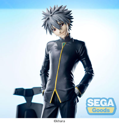 Evangelion: 3.0+1.0 Thrice Upon a Time Luminasta PVC Statue Kaworu Nagisa Commander Suit Ver. 2 20cm - Scale Statue - Sega - Hobby Figures UK