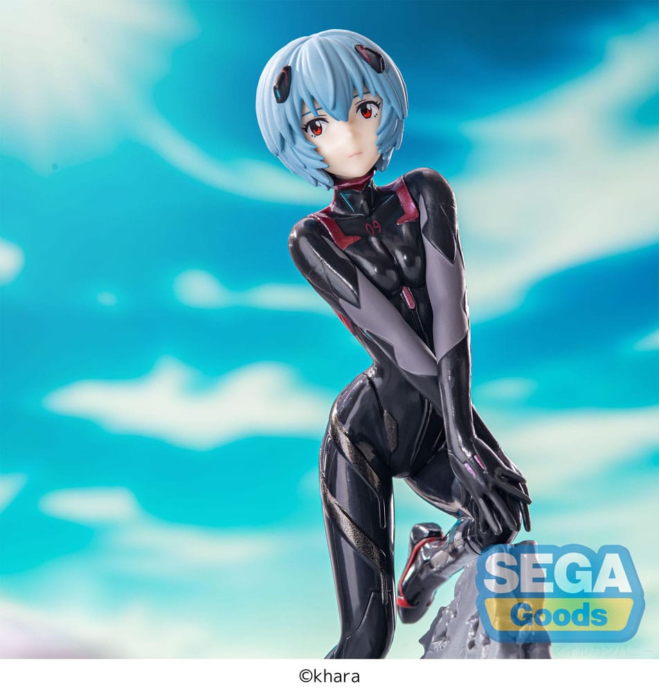 Evangelion: 3.0+1.0 Thrice Upon a Time Luminasta PVC Statue Vignetteum Tentative Name Rei Ayanami 30th Anniversary Ver. 19cm - Scale Statue - Sega - Hobby Figures UK