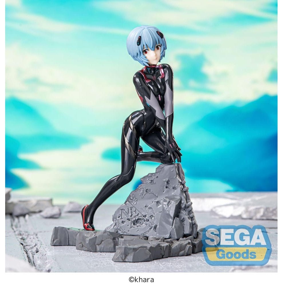 Evangelion: 3.0+1.0 Thrice Upon a Time Luminasta PVC Statue Vignetteum Tentative Name Rei Ayanami 30th Anniversary Ver. 19cm - Scale Statue - Sega - Hobby Figures UK