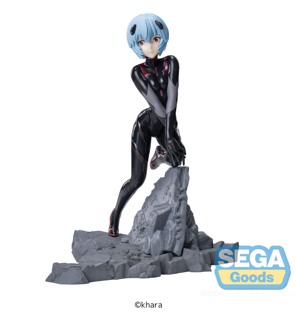 Evangelion: 3.0+1.0 Thrice Upon a Time Luminasta PVC Statue Vignetteum Tentative Name Rei Ayanami 30th Anniversary Ver. 19cm - Scale Statue - Sega - Hobby Figures UK