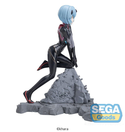 Evangelion: 3.0+1.0 Thrice Upon a Time Luminasta PVC Statue Vignetteum Tentative Name Rei Ayanami 30th Anniversary Ver. 19cm - Scale Statue - Sega - Hobby Figures UK