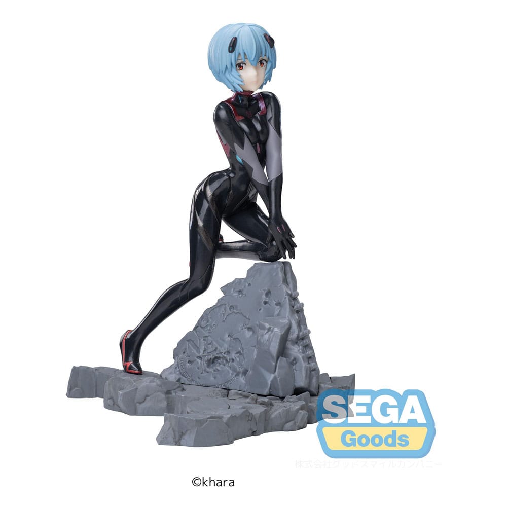 Evangelion: 3.0+1.0 Thrice Upon a Time Luminasta PVC Statue Vignetteum Tentative Name Rei Ayanami 30th Anniversary Ver. 19cm - Scale Statue - Sega - Hobby Figures UK