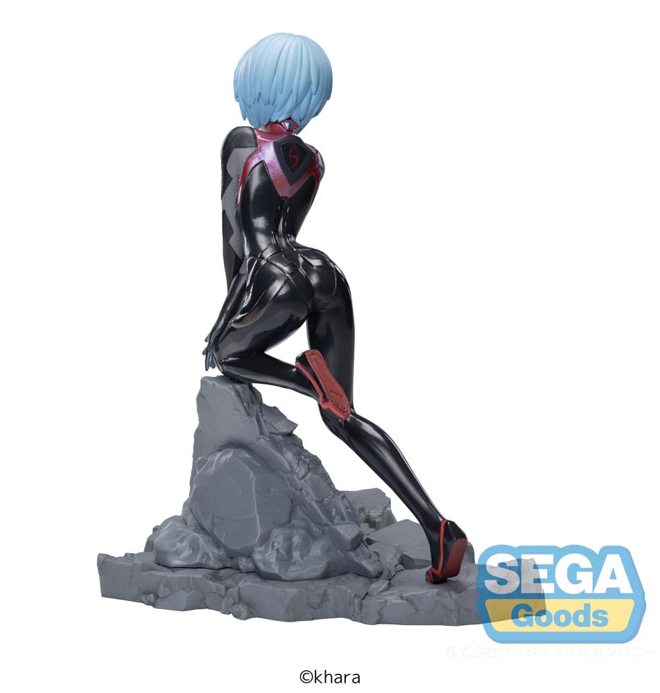 Evangelion: 3.0+1.0 Thrice Upon a Time Luminasta PVC Statue Vignetteum Tentative Name Rei Ayanami 30th Anniversary Ver. 19cm - Scale Statue - Sega - Hobby Figures UK