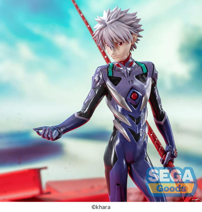 Evangelion: 3.0+1.0 Thrice Upon a Time Luminasta PVC Statue Kaworu Nagisa x Spear of Longinus 21cm - Scale Statue - Sega - Hobby Figures UK