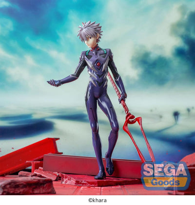 Evangelion: 3.0+1.0 Thrice Upon a Time Luminasta PVC Statue Kaworu Nagisa x Spear of Longinus 21cm - Scale Statue - Sega - Hobby Figures UK