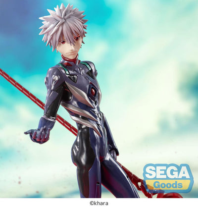 Evangelion: 3.0+1.0 Thrice Upon a Time Luminasta PVC Statue Kaworu Nagisa x Spear of Longinus 21cm - Scale Statue - Sega - Hobby Figures UK