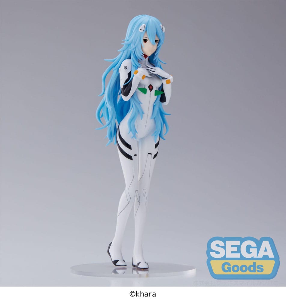 Evangelion: 3.0+1.0 Thrice Upon a Time SPM PVC Statue Rei Ayanami Long Hair Ver. (re-run) 21cm - Scale Statue - Sega - Hobby Figures UK