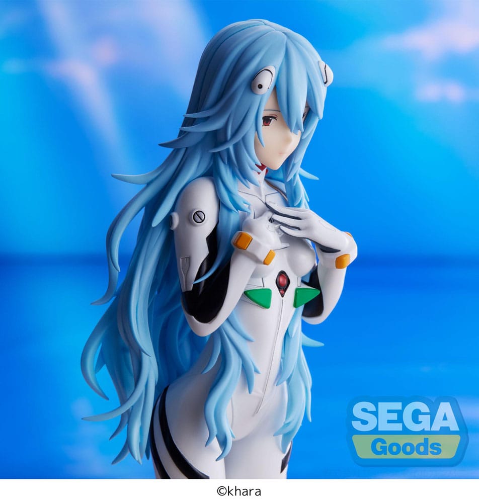 Evangelion: 3.0+1.0 Thrice Upon a Time SPM PVC Statue Rei Ayanami Long Hair Ver. (re-run) 21cm - Scale Statue - Sega - Hobby Figures UK