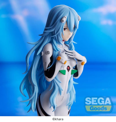 Evangelion: 3.0+1.0 Thrice Upon a Time SPM PVC Statue Rei Ayanami Long Hair Ver. (re-run) 21cm - Scale Statue - Sega - Hobby Figures UK