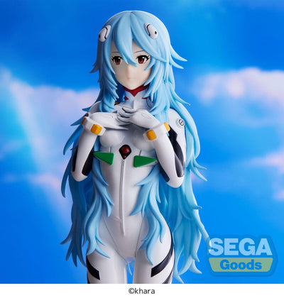 Evangelion: 3.0+1.0 Thrice Upon a Time SPM PVC Statue Rei Ayanami Long Hair Ver. (re-run) 21cm - Scale Statue - Sega - Hobby Figures UK