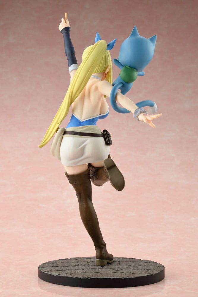 Fairy Tail PVC Statue 1/8 Lucy Heartfilia Wink Ver. 23cm - Scale Statue - Bellfine - Hobby Figures UK