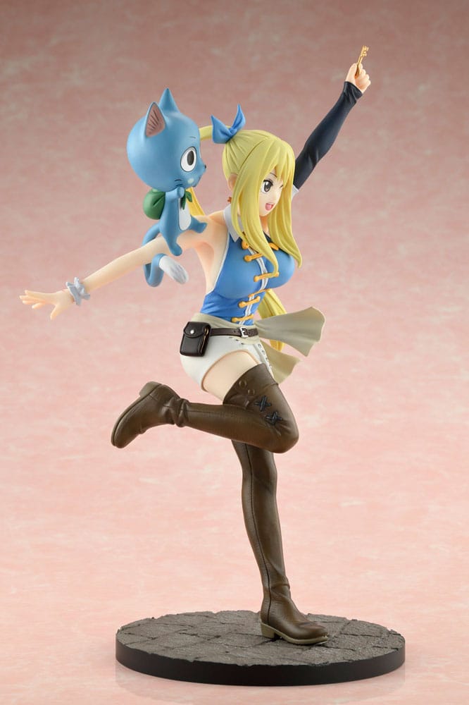 Fairy Tail PVC Statue 1/8 Lucy Heartfilia Wink Ver. 23cm - Scale Statue - Bellfine - Hobby Figures UK