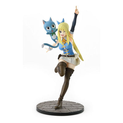 Fairy Tail PVC Statue 1/8 Lucy Heartfilia Wink Ver. 23cm - Scale Statue - Bellfine - Hobby Figures UK
