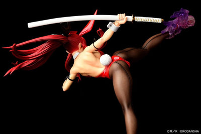 Fairy Tail Statue 1/6 Erza Scarlet High Kick Crimson Bunny Ver. 37cm - Scale Statue - Orca Toys - Hobby Figures UK