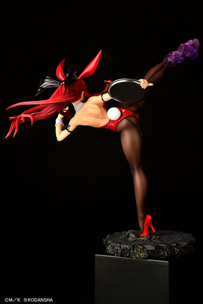 Fairy Tail Statue 1/6 Erza Scarlet High Kick Crimson Bunny Ver. 37cm - Scale Statue - Orca Toys - Hobby Figures UK
