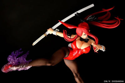 Fairy Tail Statue 1/6 Erza Scarlet High Kick Crimson Bunny Ver. 37cm - Scale Statue - Orca Toys - Hobby Figures UK