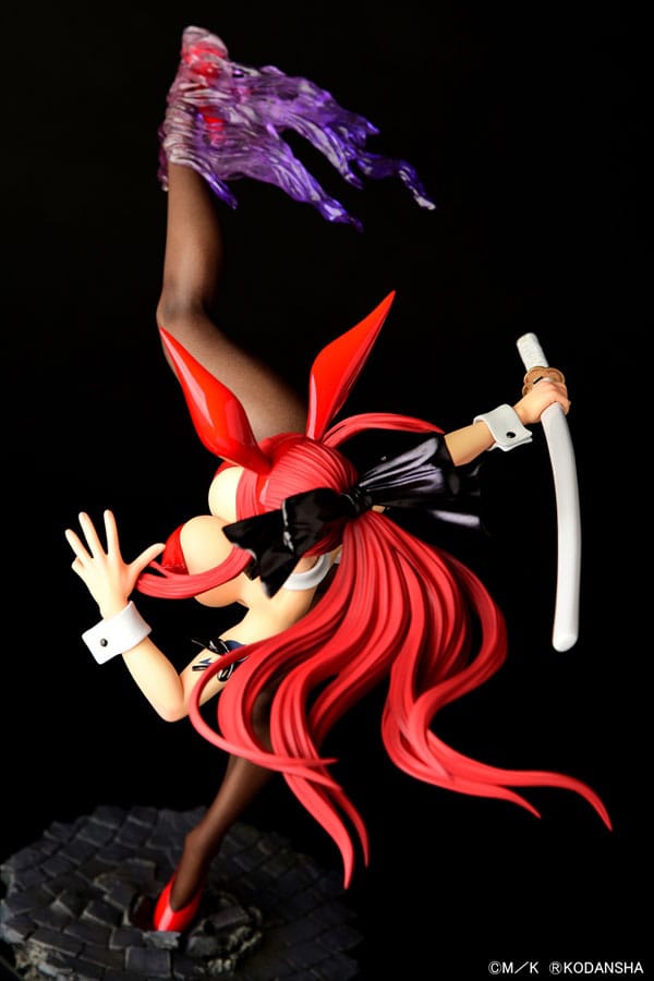 Fairy Tail Statue 1/6 Erza Scarlet High Kick Crimson Bunny Ver. 37cm - Scale Statue - Orca Toys - Hobby Figures UK