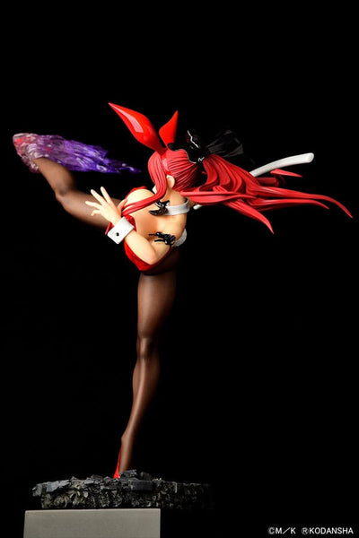 Fairy Tail Statue 1/6 Erza Scarlet High Kick Crimson Bunny Ver. 37cm - Scale Statue - Orca Toys - Hobby Figures UK