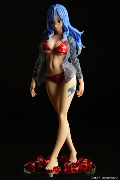Fairy Tail Statue 1/6 Jubia Lokser Gravure_Stylesee-through wet shirt Red Bikini!! 25cm - Scale Statue - Orca Toys - Hobby Figures UK