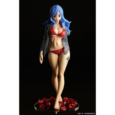Fairy Tail Statue 1/6 Jubia Lokser Gravure_Stylesee-through wet shirt Red Bikini!! 25cm - Scale Statue - Orca Toys - Hobby Figures UK