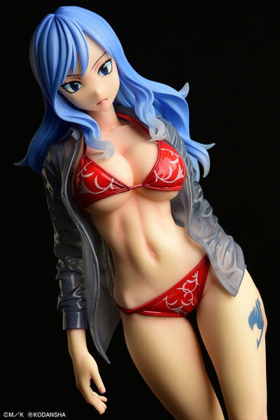 Fairy Tail Statue 1/6 Jubia Lokser Gravure_Stylesee-through wet shirt Red Bikini!! 25cm - Scale Statue - Orca Toys - Hobby Figures UK