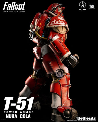 Fallout Action Figure 1/6 T-51 Nuka Cola Power Armor 37cm - Action Figures - ThreeZero - Hobby Figures UK
