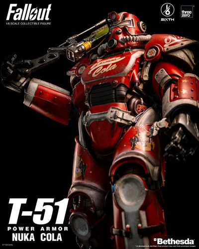 Fallout Action Figure 1/6 T-51 Nuka Cola Power Armor 37cm - Action Figures - ThreeZero - Hobby Figures UK